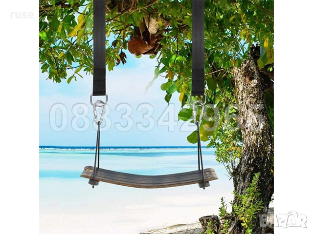 НОВО! Комплект за закрепване на хамаци / колани с карабинери, снимка 10 - Къмпинг мебели - 35454173