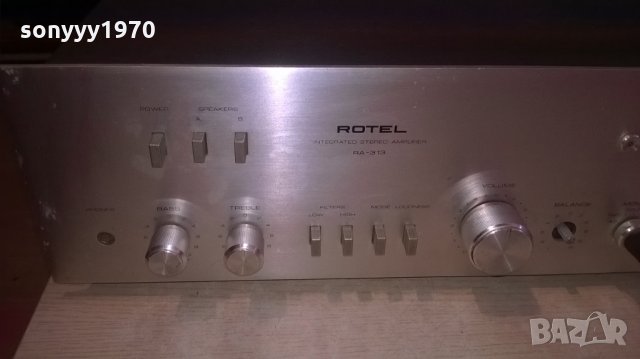rotel ra-313 stereo amplifier-внос швеицария, снимка 9 - Ресийвъри, усилватели, смесителни пултове - 27446590