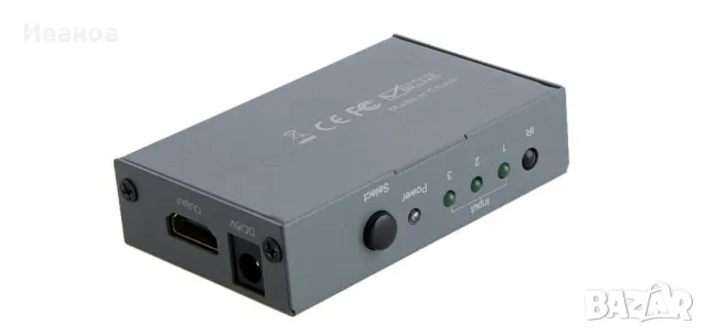 HDMI суич. 3 x 1 превключвател, снимка 2 - Приемници и антени - 47730430