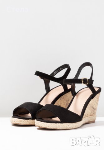 Дамски елегантни обувки / сандали , New Look, нови, платформа, черни, с беж, снимка 2 - Дамски ежедневни обувки - 28239544