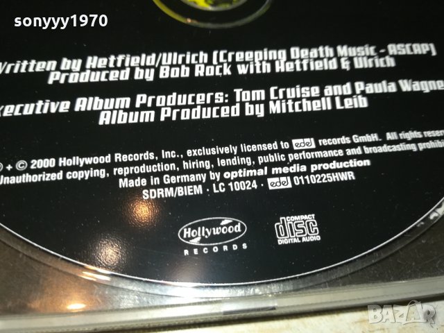 METALLICA CD-MADE IN GERMANY SWISS 1811211902, снимка 15 - CD дискове - 34852848