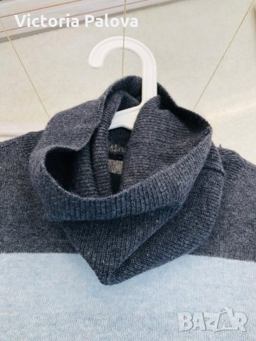 🇩🇪 Тънко вълнено модерно поло, снимка 2 - Блузи с дълъг ръкав и пуловери - 26791869