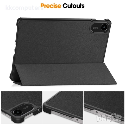 ENKAY HAT PRINCE Калъф със Стойка за Xiaomi Redmi Pad 2 - PU Кожа, Авто Wake/Sleep, Протектор, 7 Цвя, снимка 10 - Калъфи, кейсове - 52144271