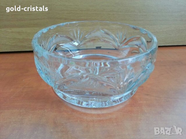 кристална купа , снимка 1 - Антикварни и старинни предмети - 27474677