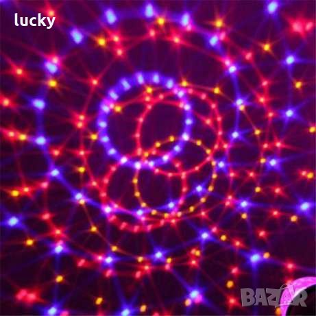 Bluetooth Диско лампа с вградени тонколонки + Флашка USB LED Light, снимка 7 - Настолни лампи - 16604136