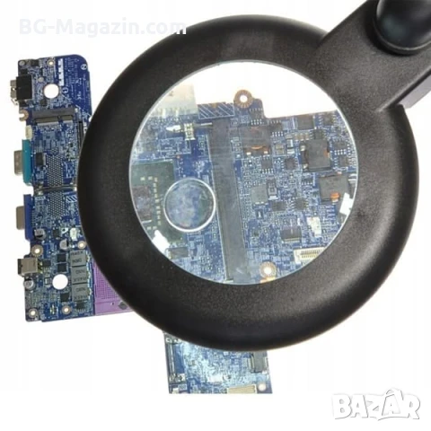 Мощна настолна лупа с лед осветление за четене шиене гоблени бродерия LED козметик евтина маникюр, снимка 6 - Други инструменти - 50920994