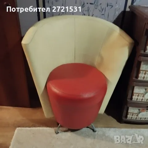 Кожени фотьойли 2 броя , снимка 5 - Дивани и мека мебел - 48994806