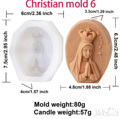 Молд Богородица 3, снимка 1