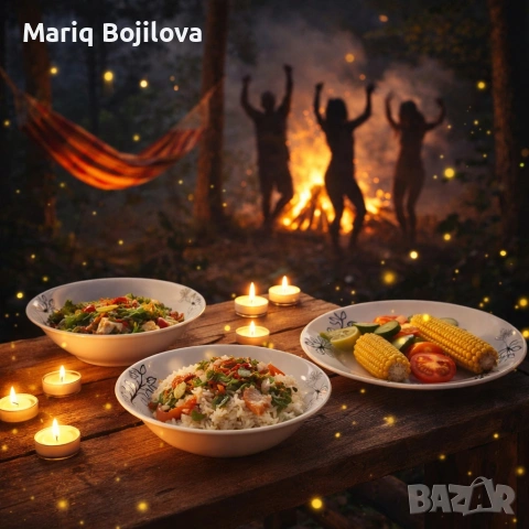 Комплект чинии 24 части с елегантен черен флорален мотив – Изтънченост за всяка трапеза, снимка 2 - Други - 53269540