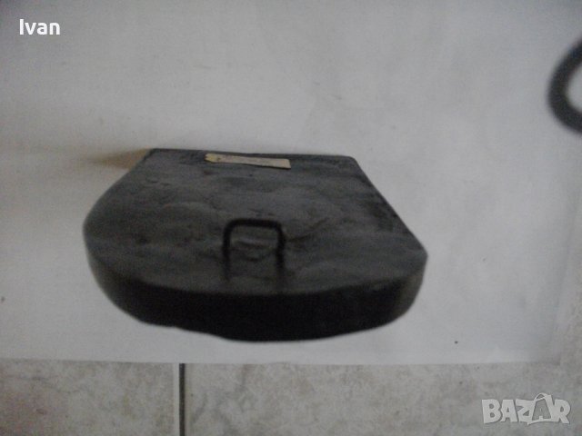 Голяма Масивна Чугунена Емблема-SAUCTA BARBARA/Света Варвара-2,0 кг-20х11,5см-Нова-Герм-За Декорация, снимка 15 - Други - 39814343