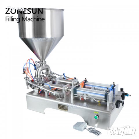 Пълначно-дозираща машина за гъсти смеси с 2 игли, 90-1000 мл, снимка 1