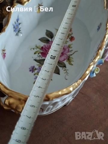 Красива декоративна купа, снимка 14 - Антикварни и старинни предмети - 51918512