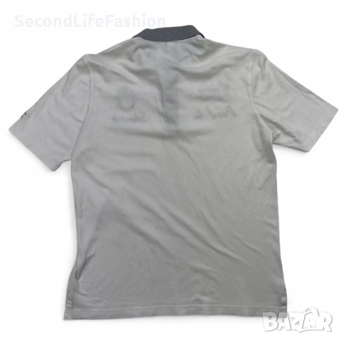 Мъжка винтидж поло тениска Paul & Shark размер L Royal Ocean бяла, снимка 8 - Тениски - 53155465