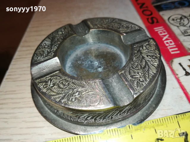 МЕТАЛЕН ПЕПЕЛНИК ОТ ГЕРМАНИЯ 2707251928, снимка 9 - Антикварни и старинни предмети - 51160084