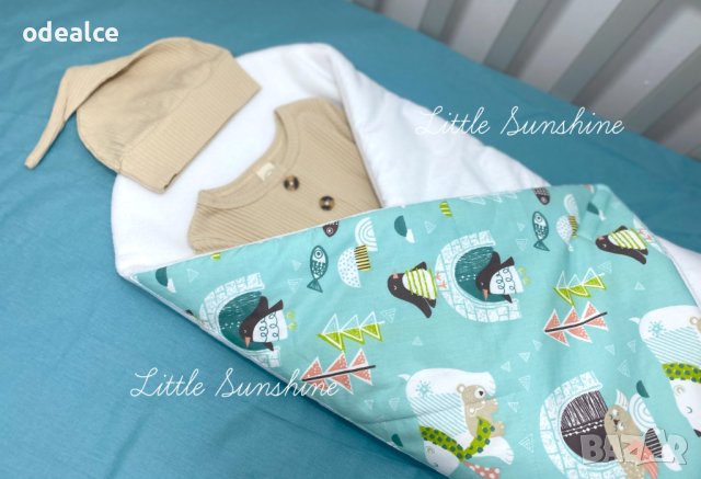 ПОЛАРЕНО зимно Одеялце тип „прегърни ме“, снимка 3 - Спални чували за бебета и деца - 43472297