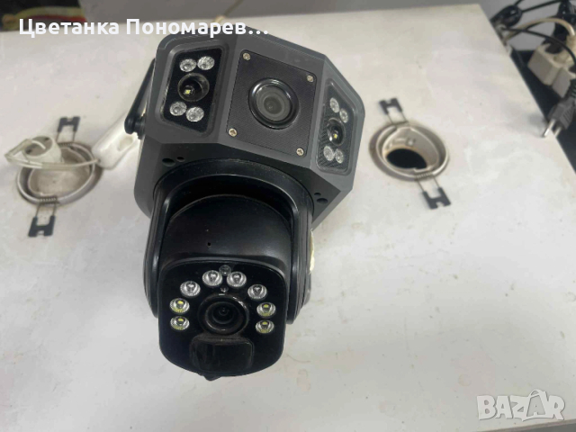 ИП/4G Камера SH600JDL-4G/WIFI със слот за SIM карта, два обектива, Colorview