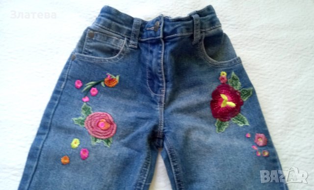 Дънки с рози 