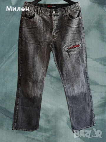 Diesel мъжки дънки W33 – оригинални, запазени, дизайнерски!, снимка 2 - Дънки - 51423822