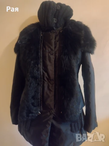 Черно елегантно яке + елек Ermanno Scervino, снимка 12 - Якета - 50742023