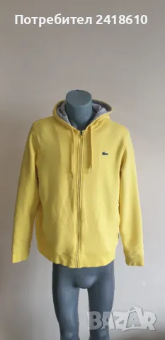 Lacoste Sport Full Zip Hoodie Mens Size 5 - L ОРИГИНАЛ! Мъжка Качулка с цял цип!, снимка 5 - Спортни дрехи, екипи - 48589071