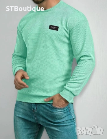 🧥 Стилна мъжка блуза с дълъг ръкав –💥 НОВ МОДЕЛ 2025!💥, снимка 2 - Блузи - 52227395
