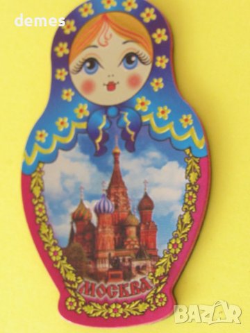 Автентичен стерео магнит-матрьошка от Русия, снимка 2 - Колекции - 44019109