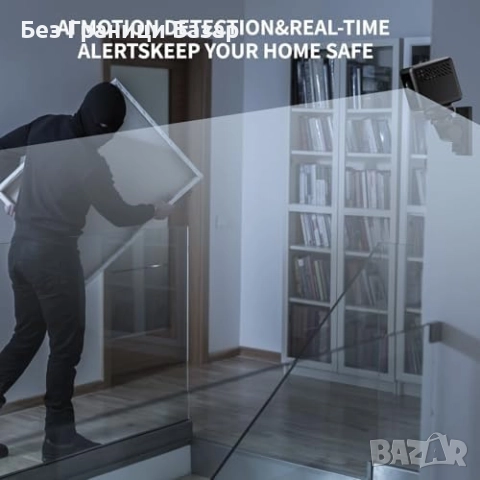 Нова Мини шпионска камера 4K за дом и офис с нощно виждане и WiFi, снимка 4 - IP камери - 51775654