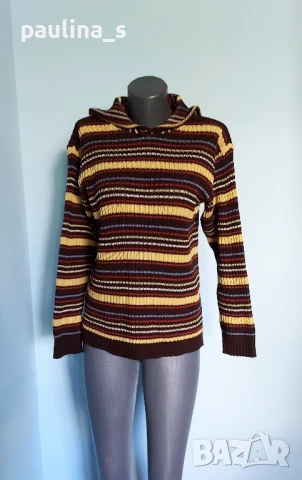 Три различни броя / Дамски пуловер с качулка , снимка 10 - Блузи с дълъг ръкав и пуловери - 51429985