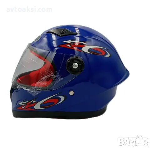 Детска каска Мотор/Мотопед/Вело/Скутер/Атв три цвята, снимка 15 - Аксесоари и консумативи - 49602258