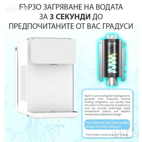 Диспенсър за пречистване, затопляне и охлаждане на вода с обратна осмоза ELIXIR Neo, снимка 11 - Други - 50055470