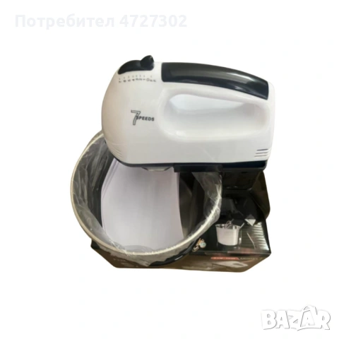 Планетарен миксер с метална купа SCARLETT SHM-133B, снимка 4 - Миксери - 53432588