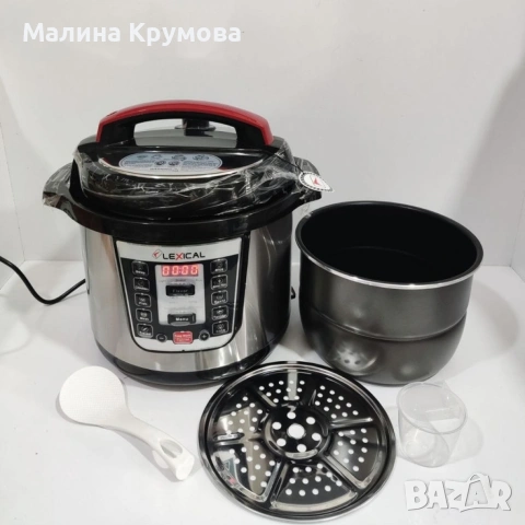 Мултикукър под налягане Lexical LPC-3320 6L/8L, снимка 3 - Мултикукъри - 53171198