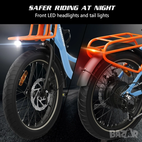 Електрически велосипед/колело HIDOES C6 350W 13AH, снимка 5 - Велосипеди - 51324511