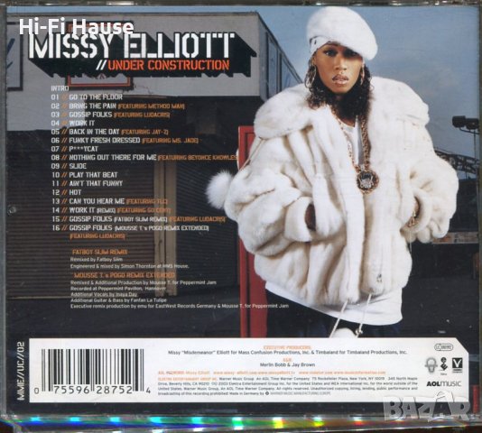 Missy Elliott - Under Construction, снимка 2 - CD дискове - 37297174