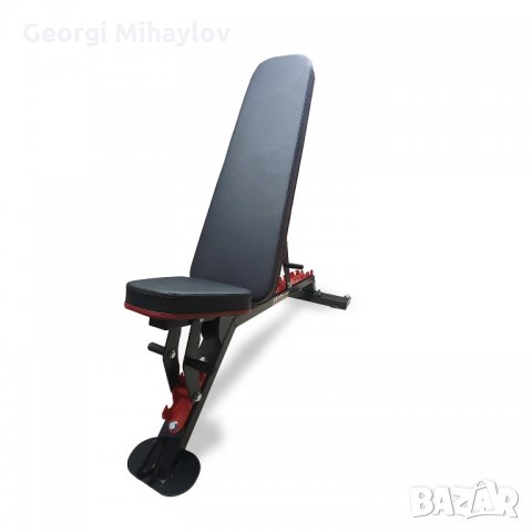 Професионална, мобилна, двойно регулируема фитнес пейка/лежанка, снимка 6 - Фитнес уреди - 11835514