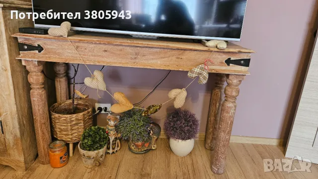 Дървена конзола, снимка 1