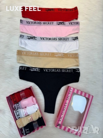 Дамски Бельо -5бр в Кутия ⚜️ Tommy Hilfiger Calvin Klein 