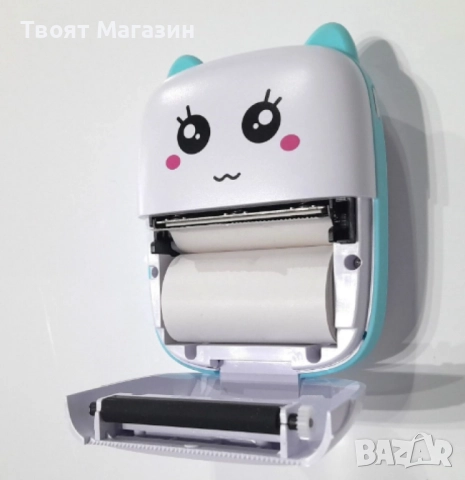 Мини Bluetooth принтер без мастило - печат на скици, снимки, текст и етикети, снимка 2 - Други стоки за дома - 52538911