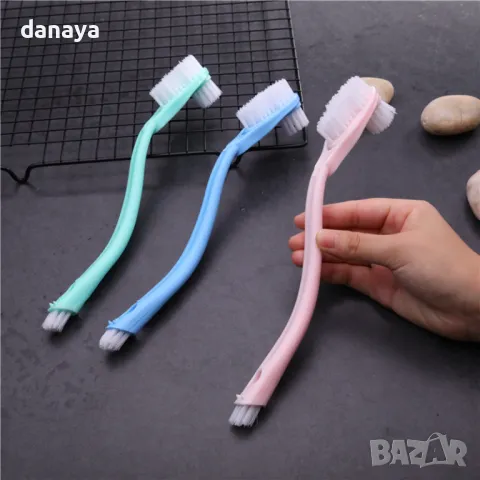 5506 Тройна четка за почистване на обувки, снимка 8 - Мопове, кофи, четки и метли - 48196715