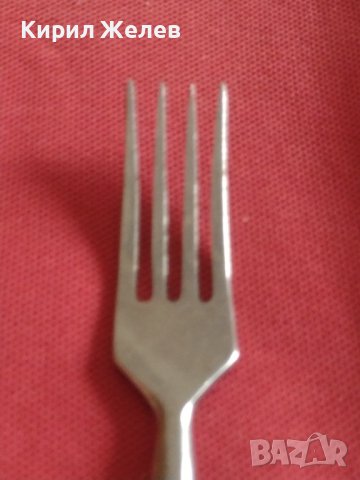 Стара вилица СССР неръждавейка красива орнаментика за КОЛЕКЦИЯ ДЕКОРАЦИЯ БИТОВ КЪТ 42141, снимка 4 - Други ценни предмети - 43862147