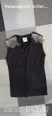 Zara S блузка с пера