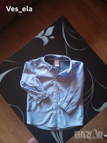 дънкова риза , снимка 1 - Бебешки блузки - 27012281