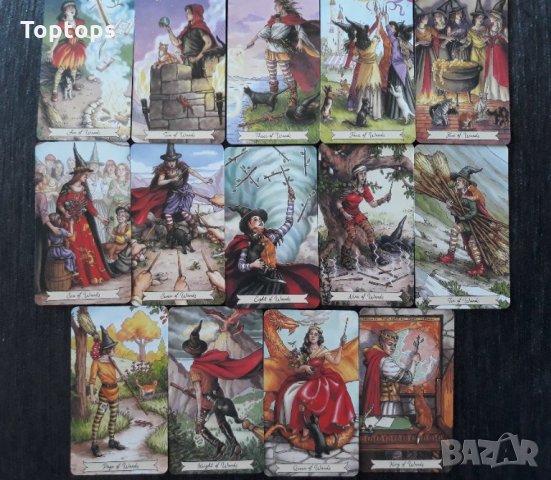 Таро карти: Witches Tarot & Silver Witchcraft Tarot & Everyday Witch Tarot, снимка 7 - Карти за игра - 33679329