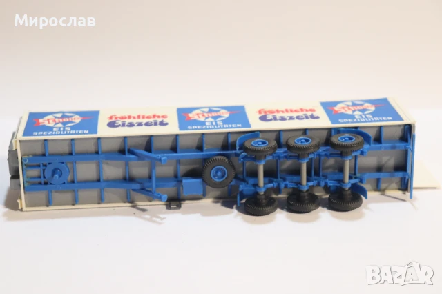 KIBRI 1:87 H0 ХЛАДИЛНО РЕМАРКЕ КАМИОН МОДЕЛ КОЛИЧКА, снимка 6 - Колекции - 50851244