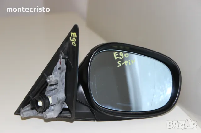Дясно огледало BMW E90 E91 Serie 3 facelift (2008-2013г.) 5 пина ⚫Цвят: Черен 51167268262, снимка 2 - Части - 48464746