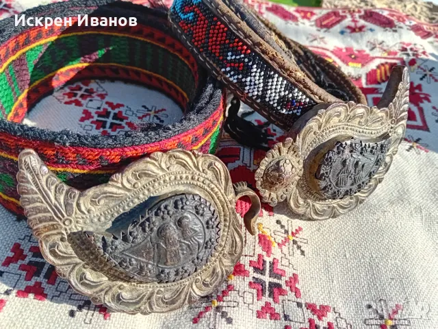 Възрожденски Съчанови Пафти + два колана, снимка 2 - Други ценни предмети - 34952005