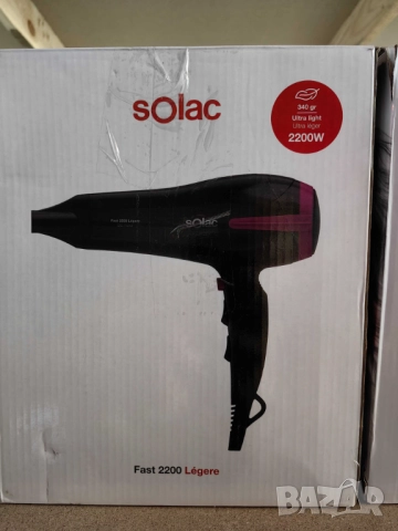 Сешоар Solac Fast, 2200 Légere – ултра лек и мощен, снимка 3 - Сешоари - 51895980