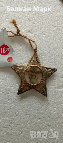  Коледни играчки,фигурки за елха– дървени и метални 🎄, снимка 5 - Декорация за дома - 51933192