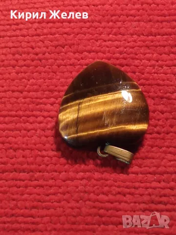 СТАРИНЕН АРТ-ДЕКО СКЪПОЦЕНЕН ПЕНДАНТ МЕДАЛЬОН ТИГРОВО ОКО и БРОНЗ 26677, снимка 8 - Антикварни и старинни предмети - 34792741