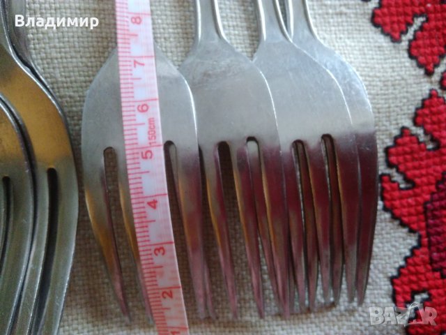 Вилици - 20 см. с маркировка "Stainless steel Japan" - неръждаема стомана, снимка 10 - Прибори за хранене, готвене и сервиране - 28923011